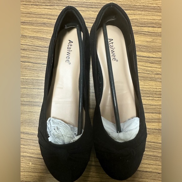 ‼️$10 - Ataiwee Women's Flats Shoes Size 8.5 Black NWT - Picture 3 of 5